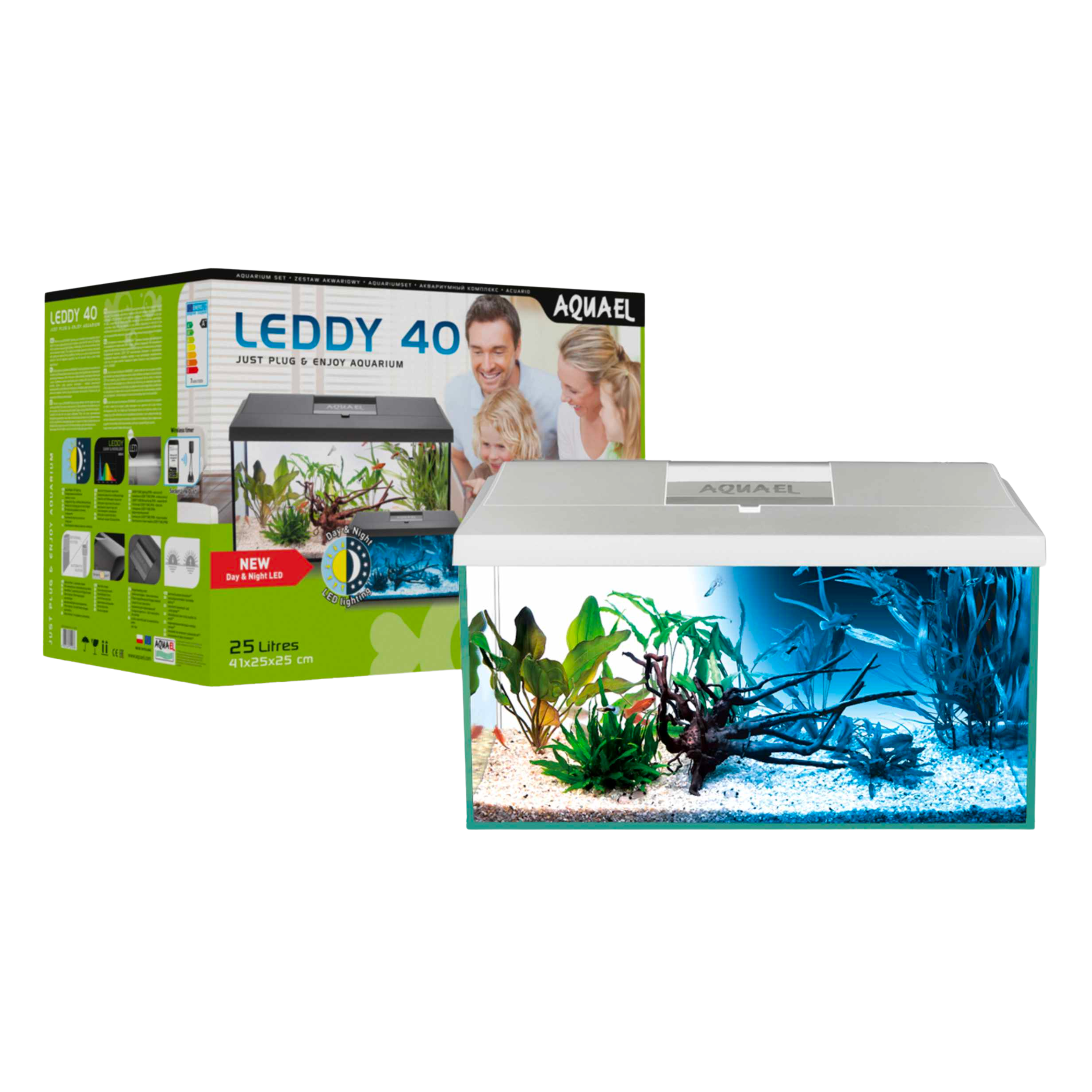Aquael Leddy Day & Night Aquarium Set tanks
