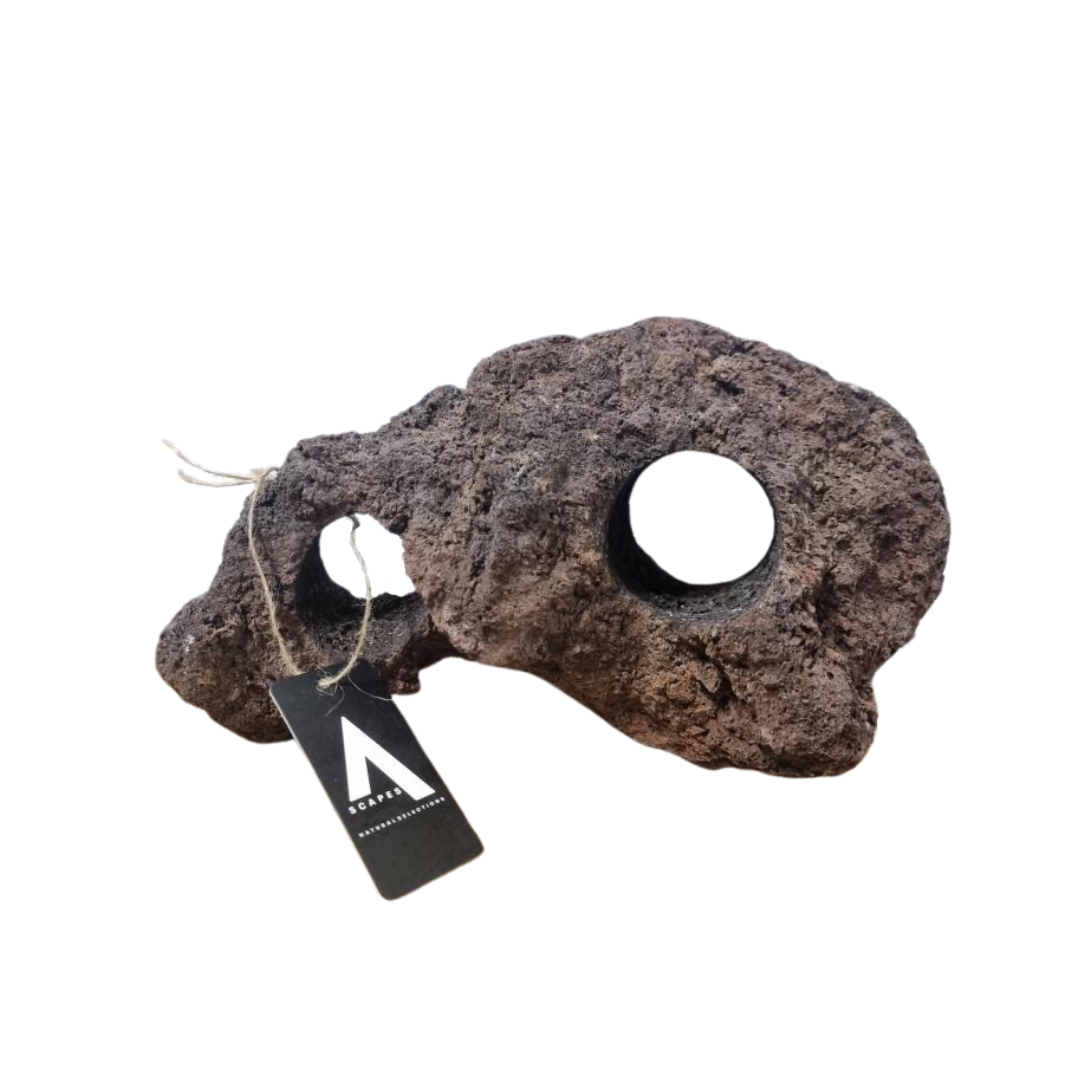 Red Lava Rock Hiding Cave