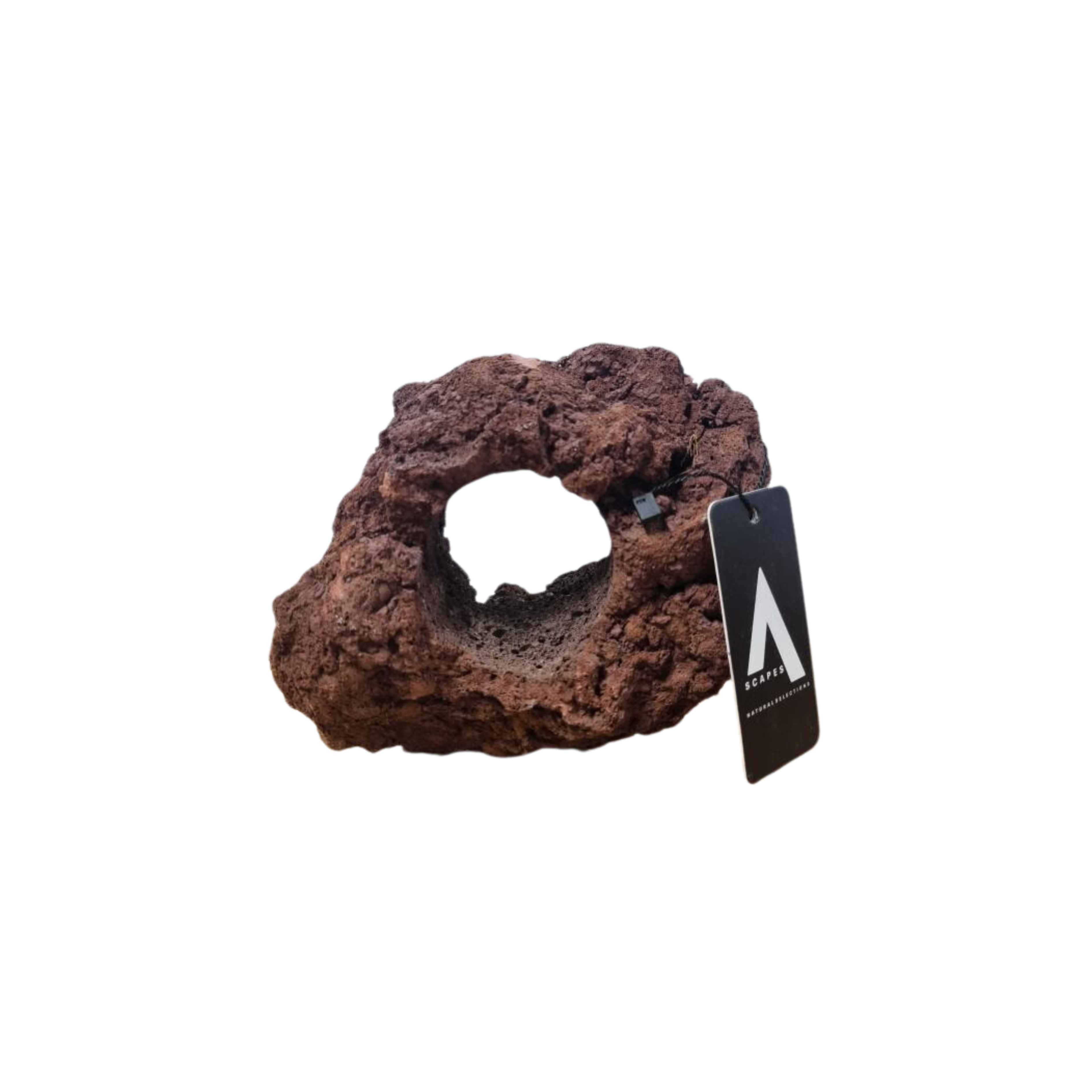 Red Lava Rock Hiding Cave