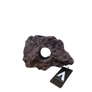 Red Lava Rock Hiding Cave