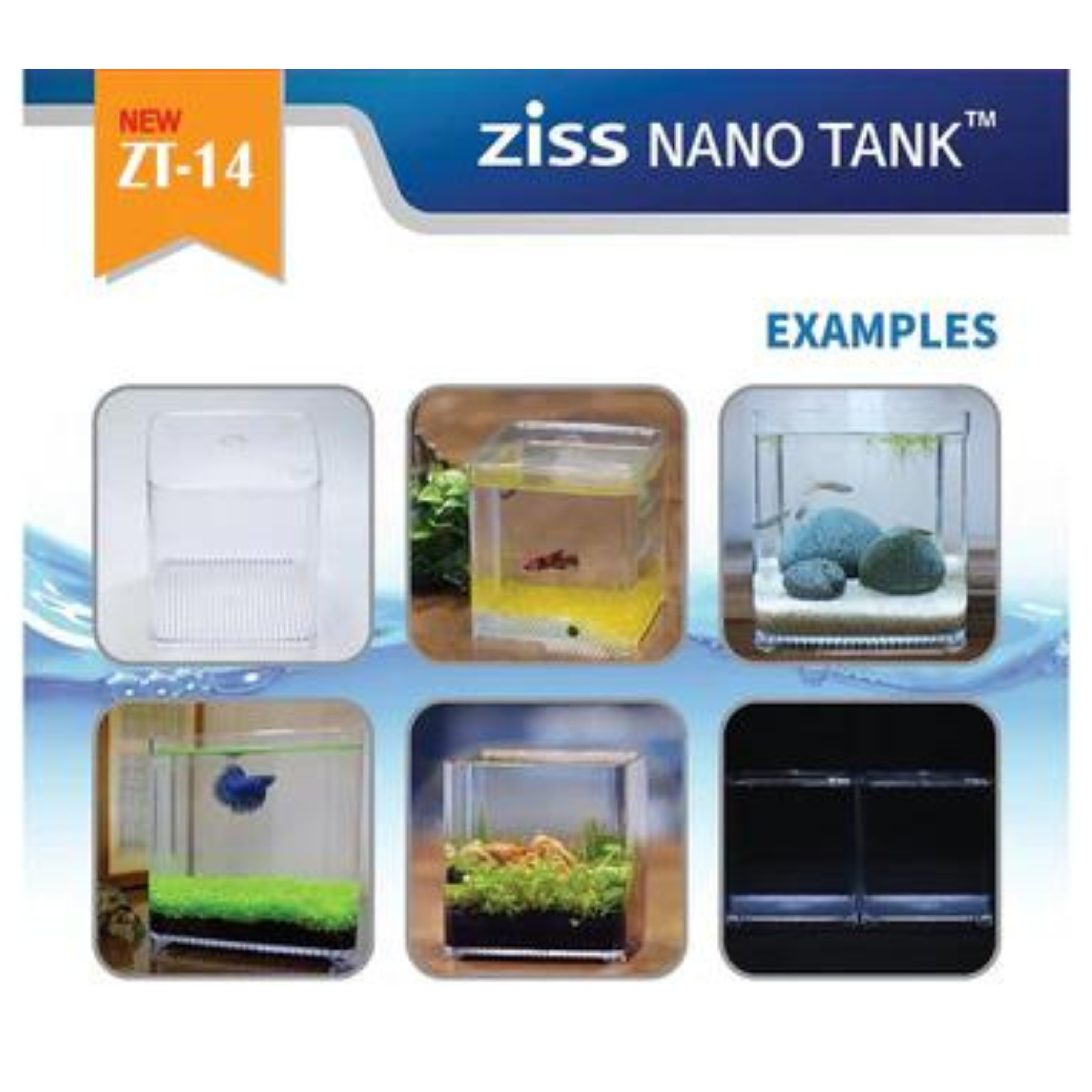 ZISS NANO TANK 14 X 14 X15CM