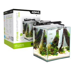 AQUAEL SHRIMP SET & NANO REEF 35 DUO TANKS & CABINETS