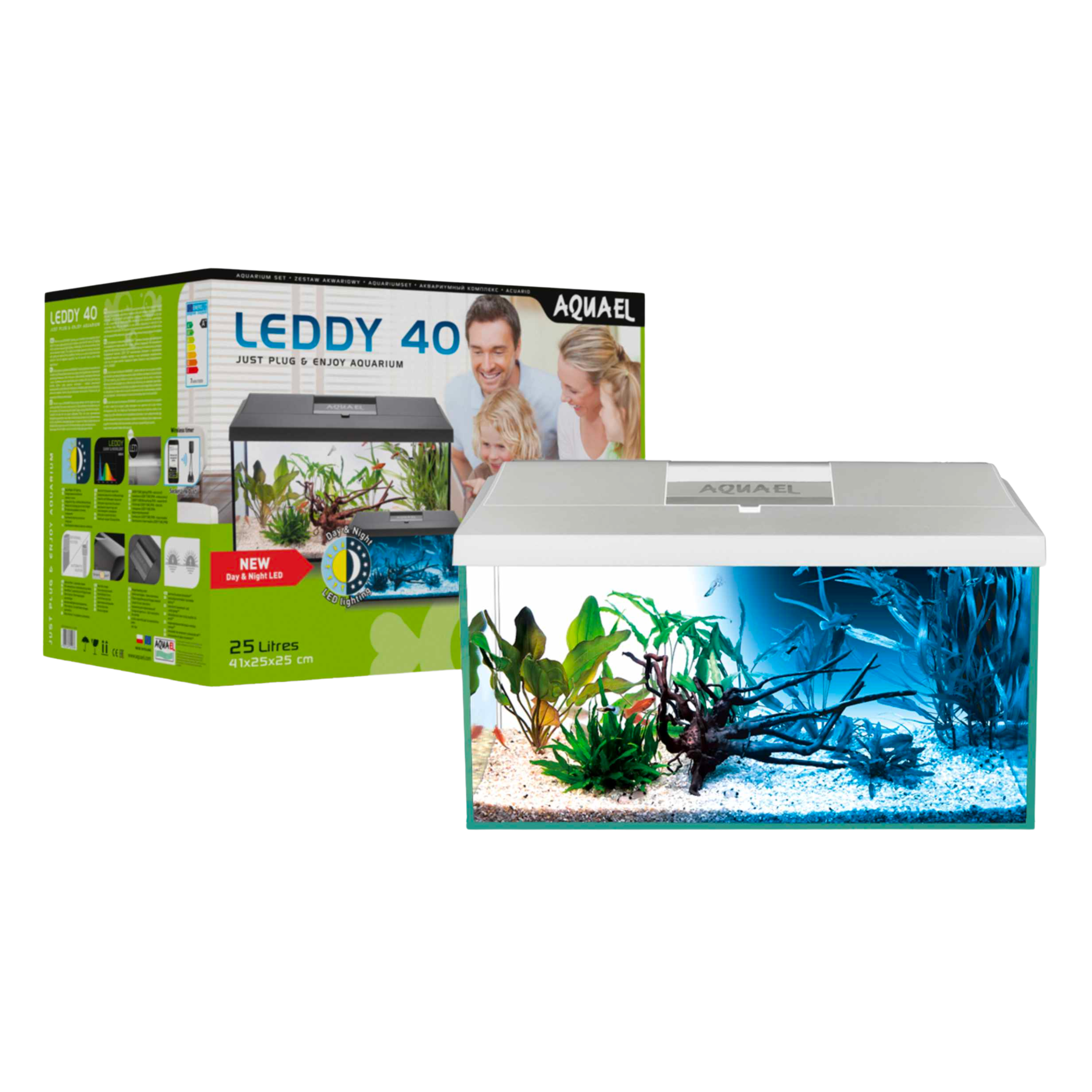 Aquael Leddy Day & Night Aquarium Set tanks
